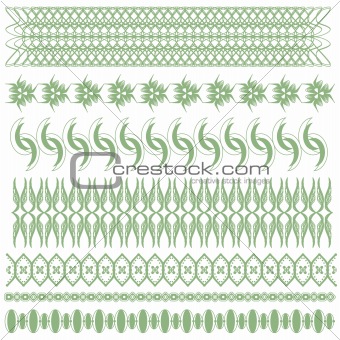 Green trim or border collection