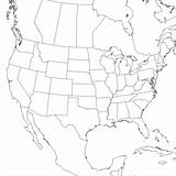Blank United States Map (Lower 48)