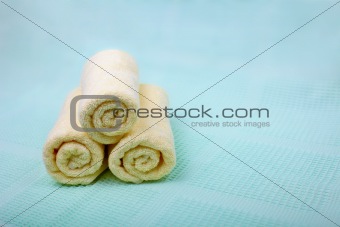 Ivory Spa towels