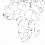 Blank Africa Map