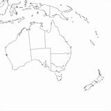Blank Australia Map