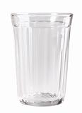 Single empty glass