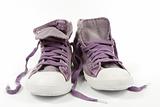 violet sneakers