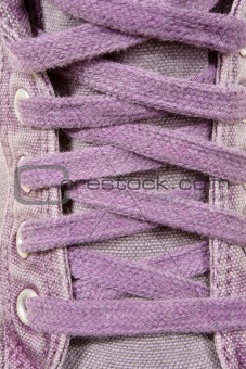 violet shoelaces