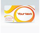 vector business visit card