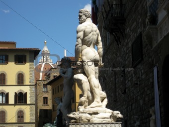 statue in piazza della Signoria