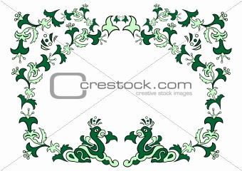Abstract floral ornament