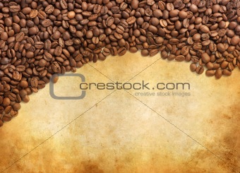Coffee grunge background