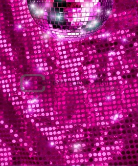 Disco mirror ball glitter
