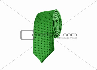 green tie