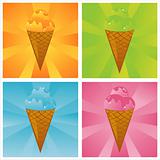 glossy ice cream backgrounds