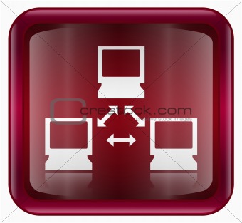 Network icon red