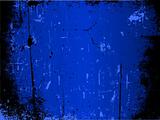 Blue grunge background 