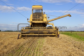 old yellow harvester 2