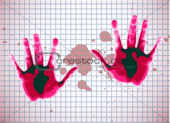 red childern hands