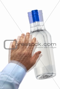 Blank spirits bottle