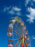 Colorful Ferris wheel