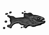 Oil spill fish