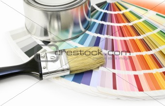 Paint color swatches