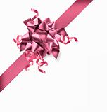Diagonal pink gift wrap