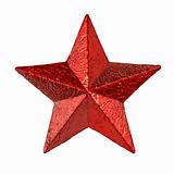 Red tin star