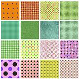 Seamless tiling dot pattern collection