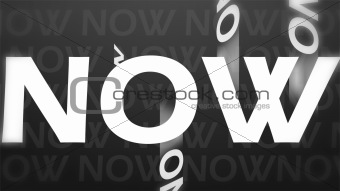 Creative image of now concept