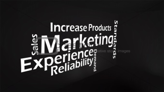 Creative image of marketing concept
