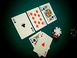 Texas Hold Flop Angled View