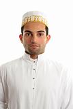 Middle eastern man wearing cultural dress