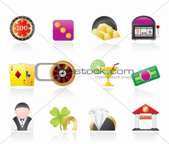 casino and gambling icons