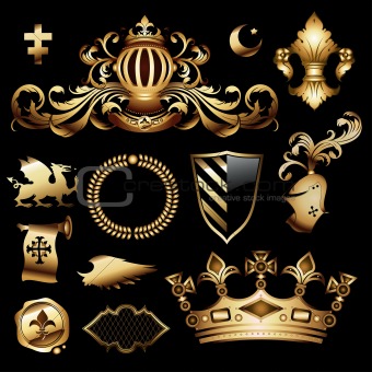 heraldic royal set
