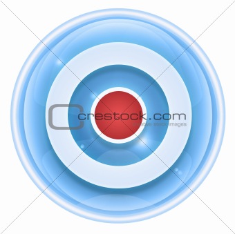 Record icon ice, isolated on white background.