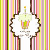 Template greeting card, vector 