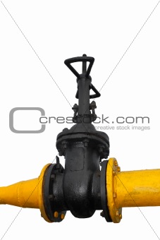Gas valve isolated