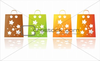 autumn shopping bags