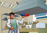 laboratory and medic