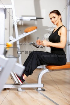 Woman at the gym