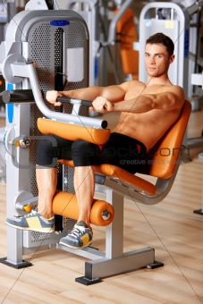 Man at the gym