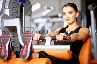 Woman at the gym