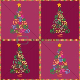 Christmas tree seamless