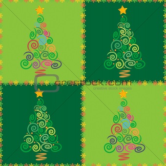 Christmas tree seamless
