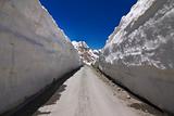 Road through Ice walls