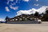 Dochu La pass, Bhutan with 108 Chorten