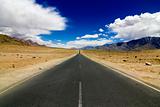 Straight Road In Leh Ladakh