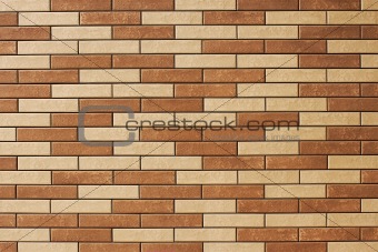 Wall with tiles
