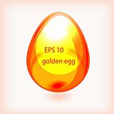 vector eps 10 design of a magic golden egg
