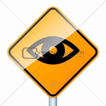 Road surveillance sign