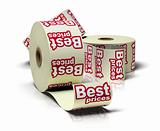best price sticker rolls