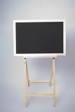 Blackboard. Isolated. Front view. Blank (clear)
